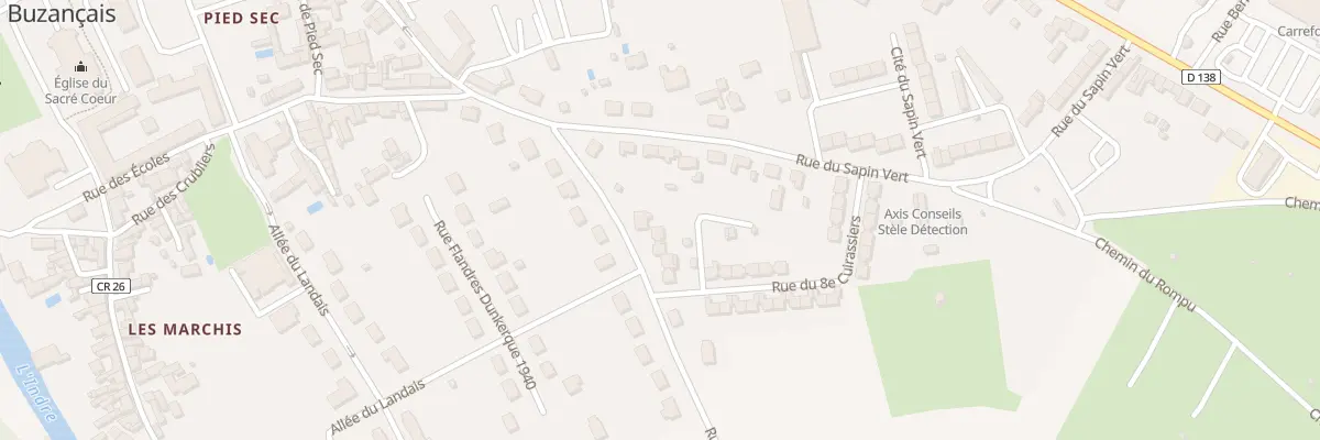Plan du 7 Rue des Grelettes à Buzançais