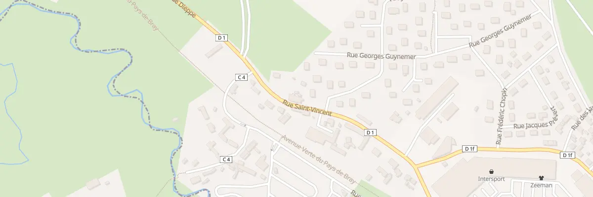 Plan du 56 Rue de Saint Vincent à Neufchâtel-en-Bray