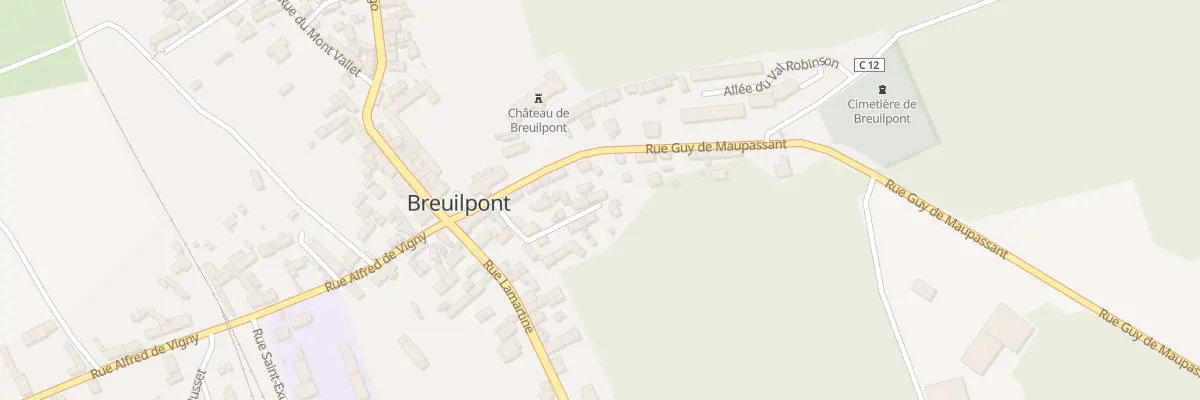 Plan du 9 Rue des Côtes à Breuilpont