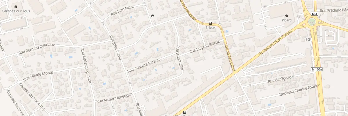 Plan du 29 Rue Jean Tallien à Toulouse