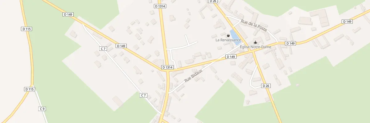Plan du 1 Rue de l’Eglise à Fresnoy-Folny