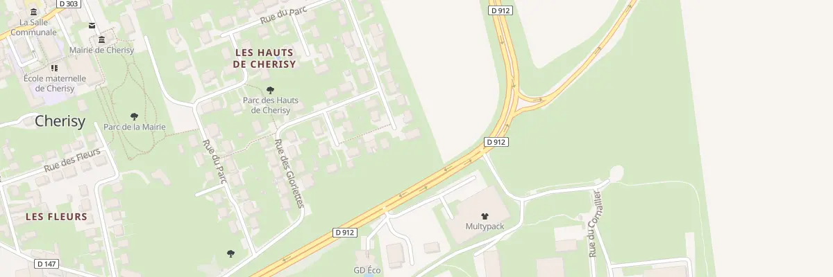 Plan du 7 Imp de la Cavee à Cherisy
