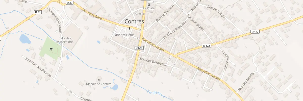 Plan du 7 Rue Julien Nadau au Controis-en-Sologne