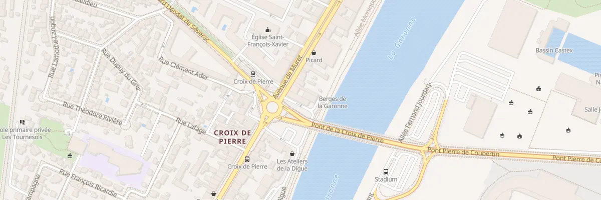 Plan du 144 Av de Muret à Toulouse