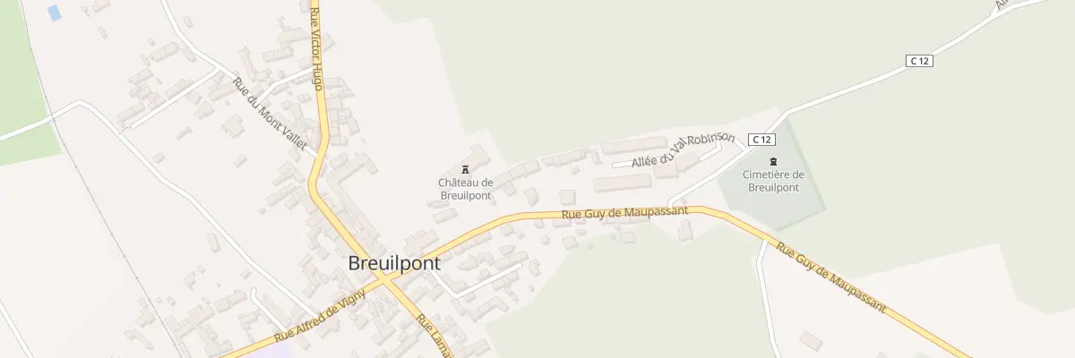 Plan du 3B Rue Guy de Maupassant à Breuilpont