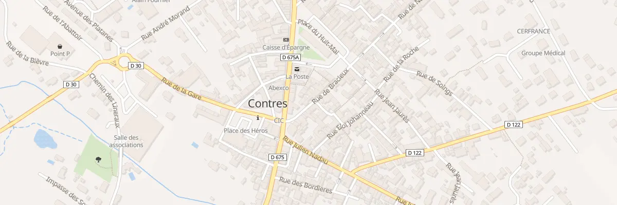 Plan du 889 Rue de Bracieux au Controis-en-Sologne