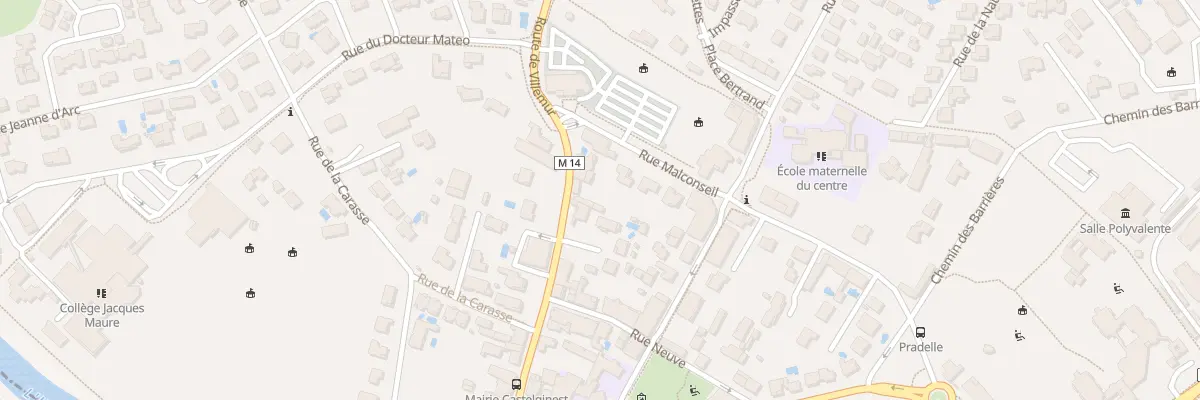 Plan du 36 Rue de l’Église à Castelginest
