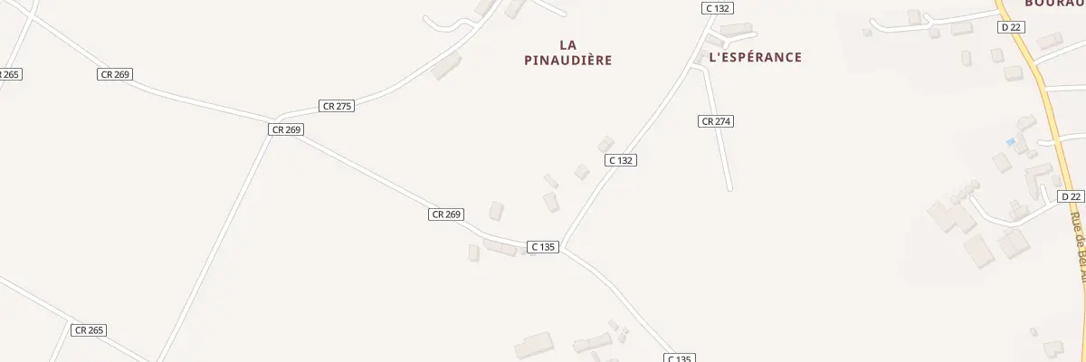 Plan du 1 Che de l’Espérance à Luçay-le-Mâle