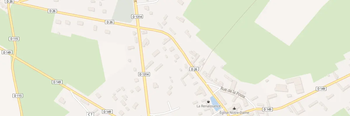 Plan du 5 Rue de la Place à Fresnoy-Folny