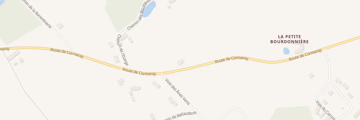Plan du 4 Rte de Cormeray à Cheverny