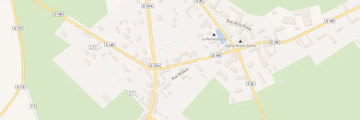 Plan du 3 Rue de l’Eglise à Fresnoy-Folny