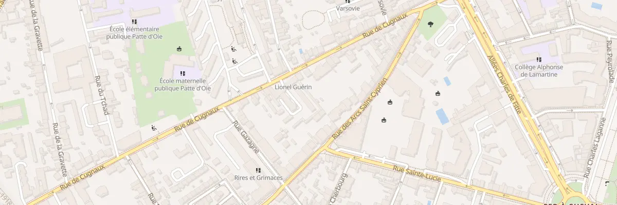 Plan du 110 Rue de Cugnaux à Toulouse