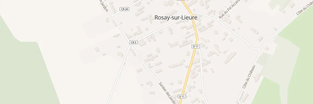 Plan du 10 Sen des Jardins à Rosay-sur-Lieure