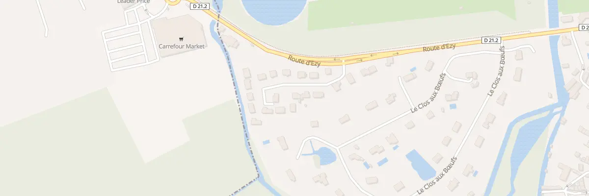 Plan du 8 Le Bocage à Anet