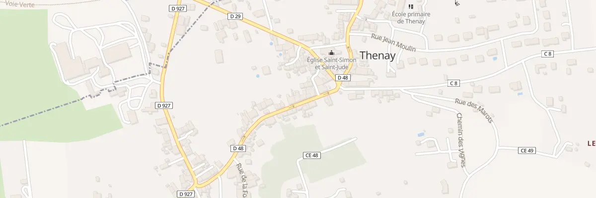 Plan du 10 Rue René d’Helbingue à Thenay