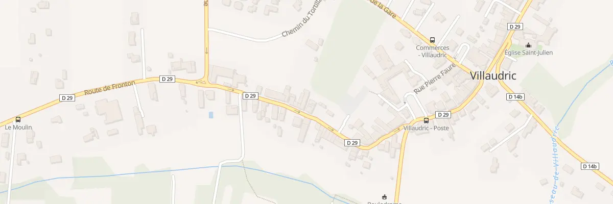 Plan du 20 Rue de l’Aucenelle à Villaudric