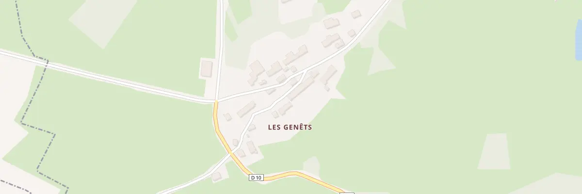 Plan du 14 Les Genêts à Vareilles