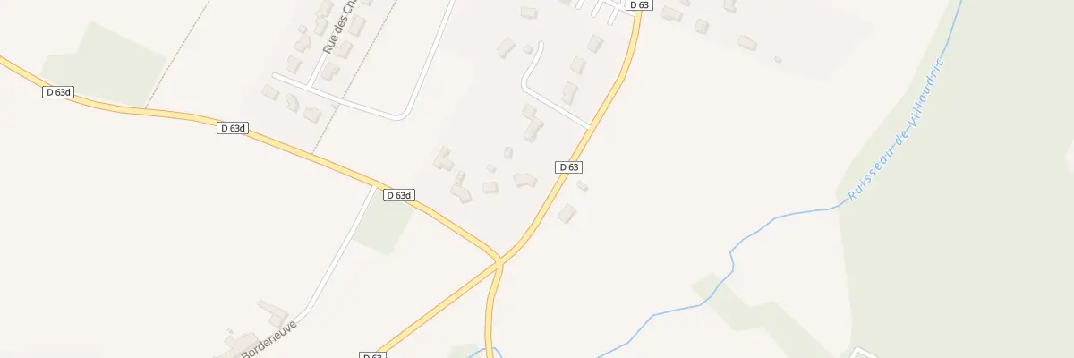 Plan du 28 Rte de Bouloc à Villaudric
