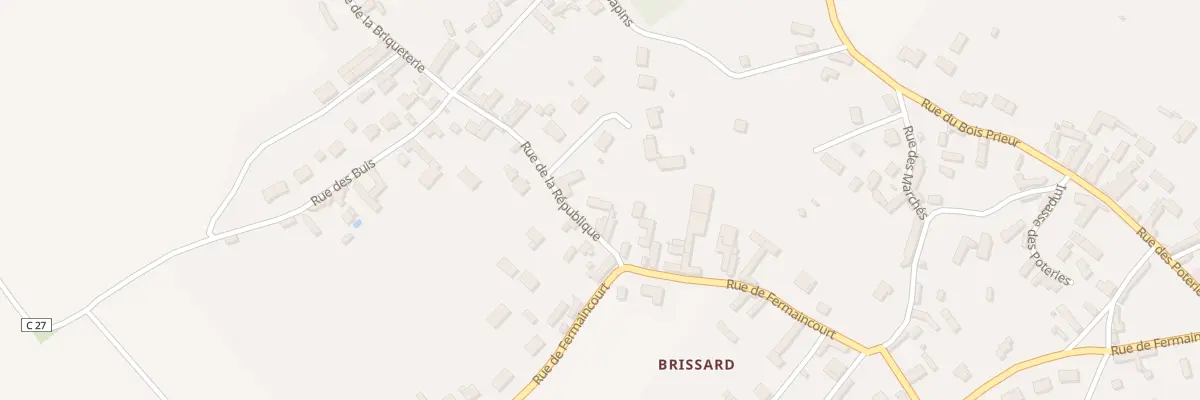 Plan du 4 Rue de la République à Abondant