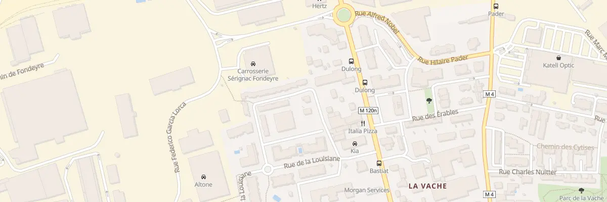 Plan du 9 Che du Boulodrome à Toulouse