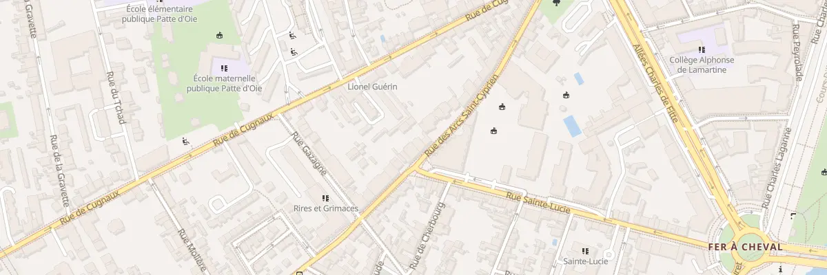 Plan du 95 Rue des Arcs Saint Cyprien à Toulouse