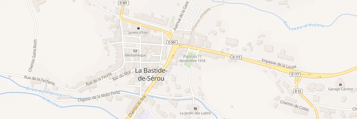Plan du 9 Che du Roy à La Bastide-de-Sérou