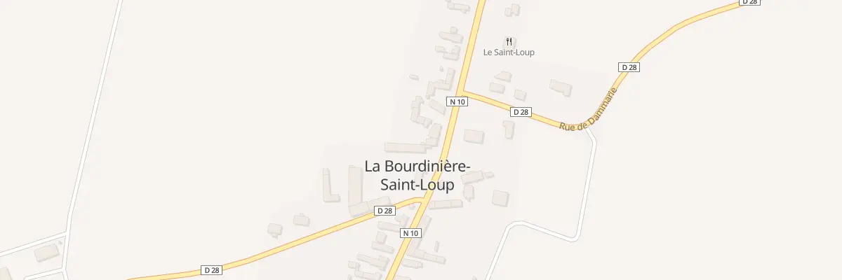 Plan du 31 Rte Nationale La Bourdiniere à La Bourdinière-Saint-Loup