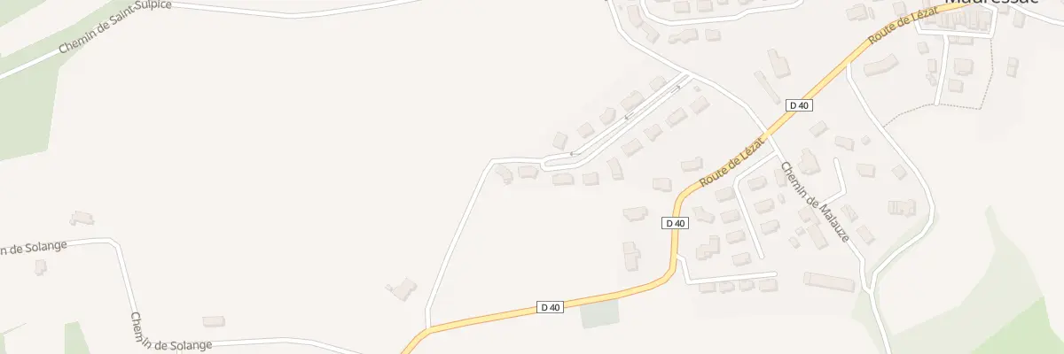 Plan du 5018F Malauze à Saint-Julien-sur-Garonne