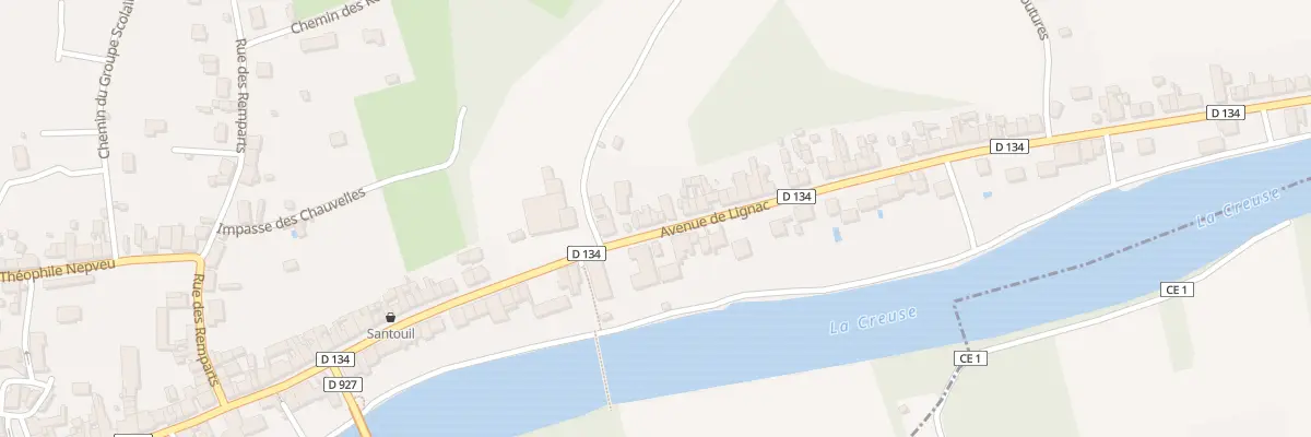 Plan du 104 Av de Lignac à Saint-Gaultier