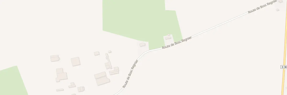 Plan de Rte de Bosc Regnier à Bois-Guilbert
