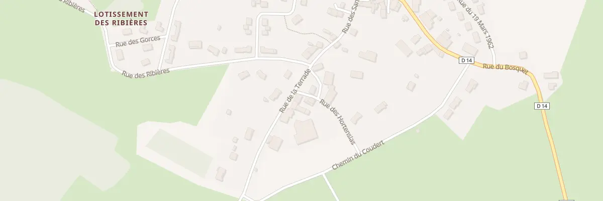 Plan du 1 Rue des Hortensias à Saint-Maurice-la-Souterraine