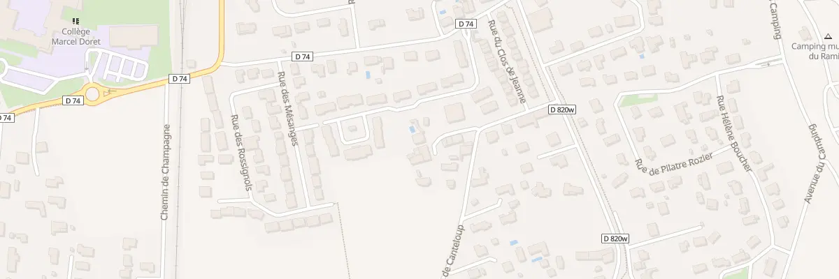Plan du 56 Imp de Canteloup à Vernet