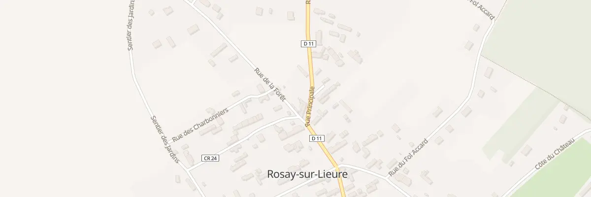 Plan du 33 Rue Principale à Rosay-sur-Lieure