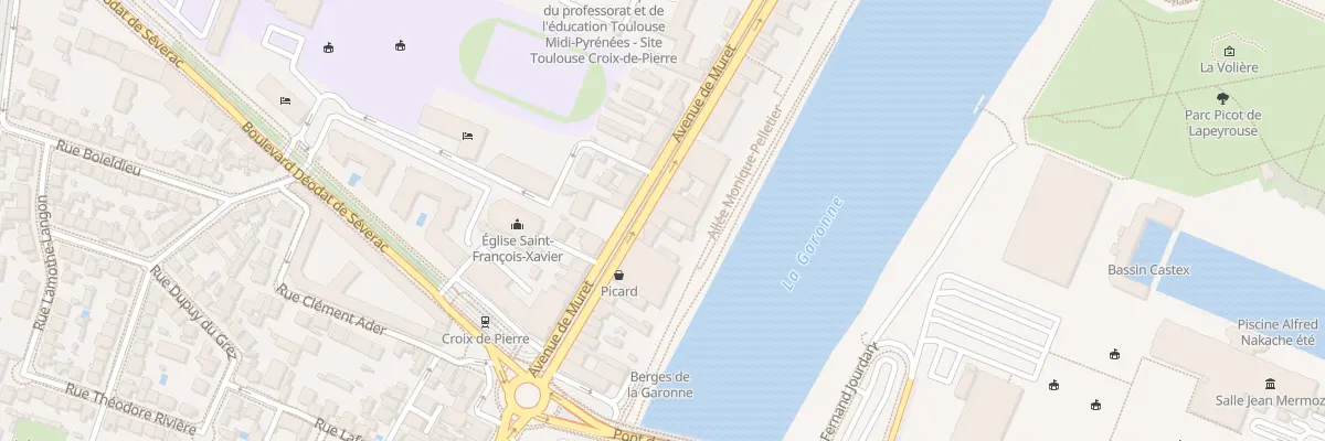 Plan du 170 Av de Muret à Toulouse