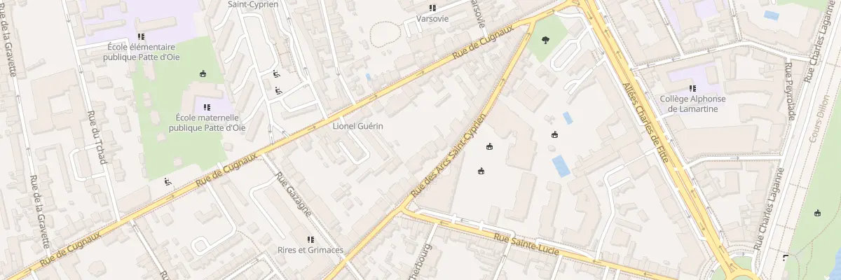 Plan du 103 Rue des Arcs Saint Cyprien à Toulouse