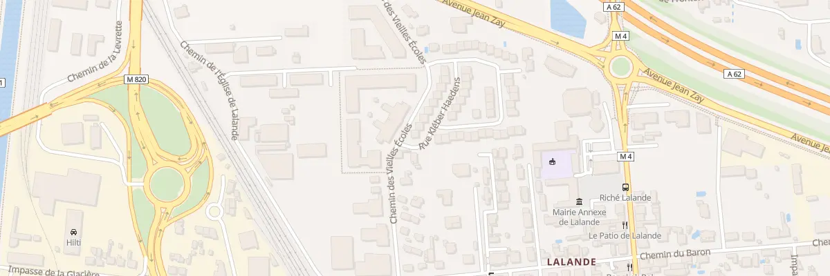 Plan du 1 Rue Kléber Haedens à Toulouse
