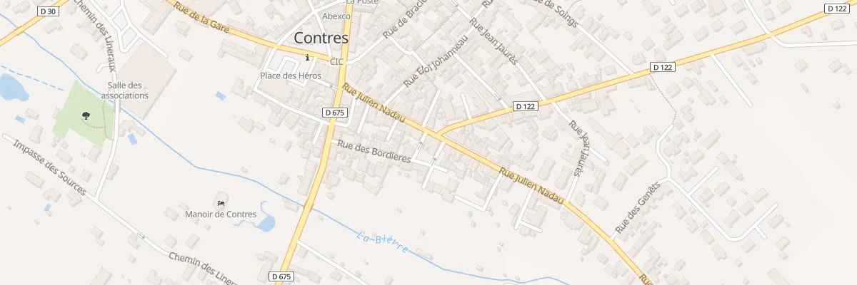 Plan du 21 Rue Julien Nadau au Controis-en-Sologne