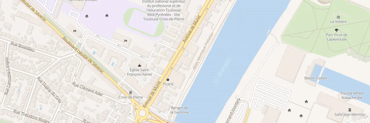 Plan du 172 Av de Muret à Toulouse