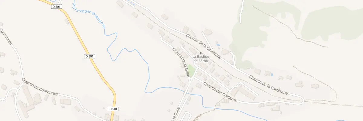 Plan du 3 Che de la Grille à La Bastide-de-Sérou