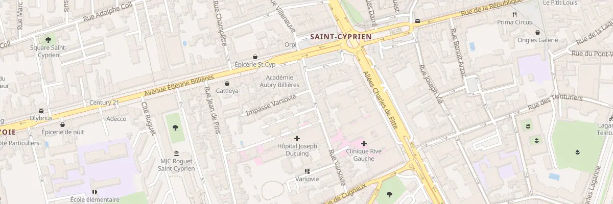 Plan du 27 Rue Varsovie à Toulouse