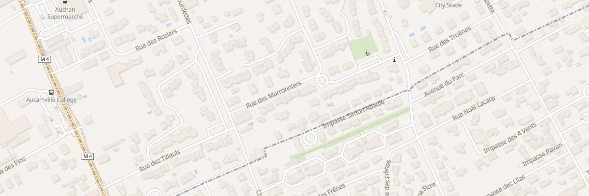 Plan du 12 Rue des Marronniers à Fonbeauzard