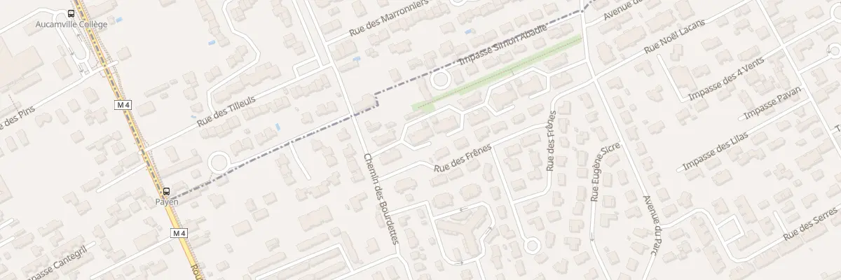 Plan du 1 Pl de l’Aubépine à Aucamville