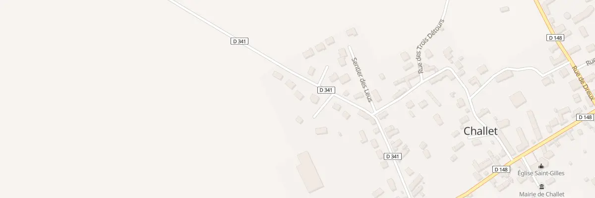 Plan du 9 Rue André Huet à Challet