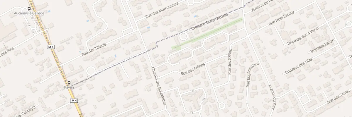 Plan du 51 Rue des Chênes à Aucamville