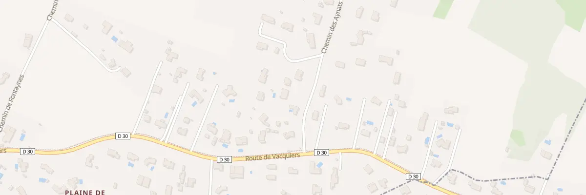 Plan du 77 Che des Aynats à Bouloc