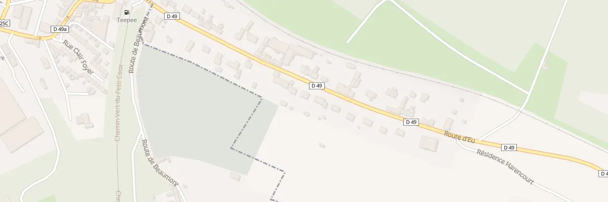 Plan du 53 Rte d’Eu à Ponts-et-Marais