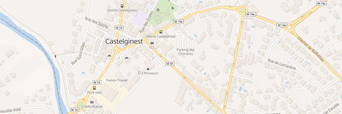 Plan du 13 Rue Magressolles à Castelginest