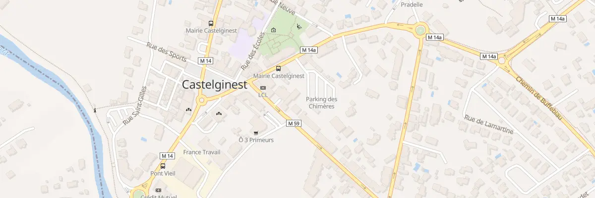 Plan du 11 Rue Magressolles à Castelginest