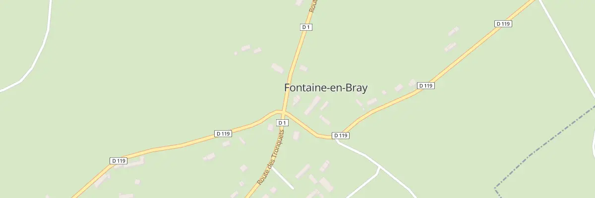Plan du 1 Rte de la Croix des Mazis à Fontaine-en-Bray