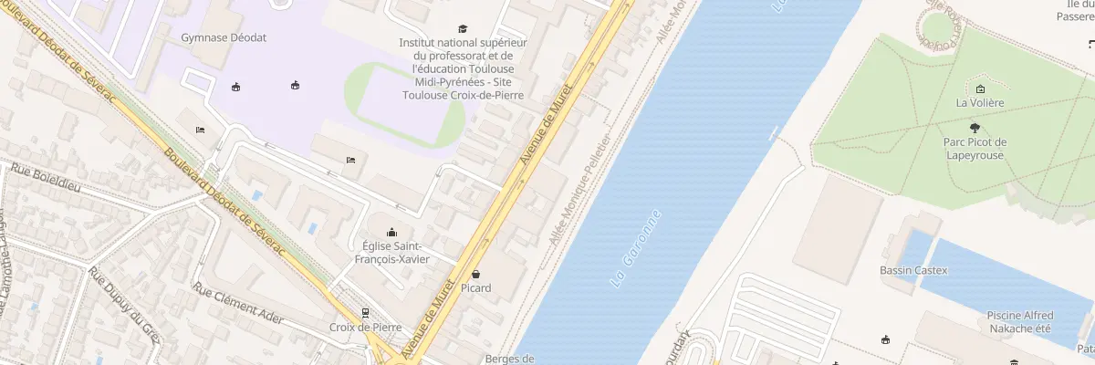 Plan du 176 Av de Muret à Toulouse